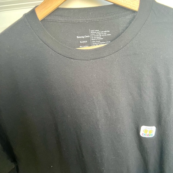 Barney Cools “Cheers” Mens T-Shirt XL Black - Picture 2 of 4